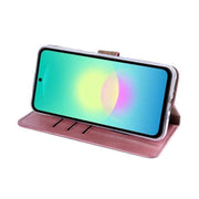 Rixus Bookcase für Samsung Galaxy A27 – Rosa