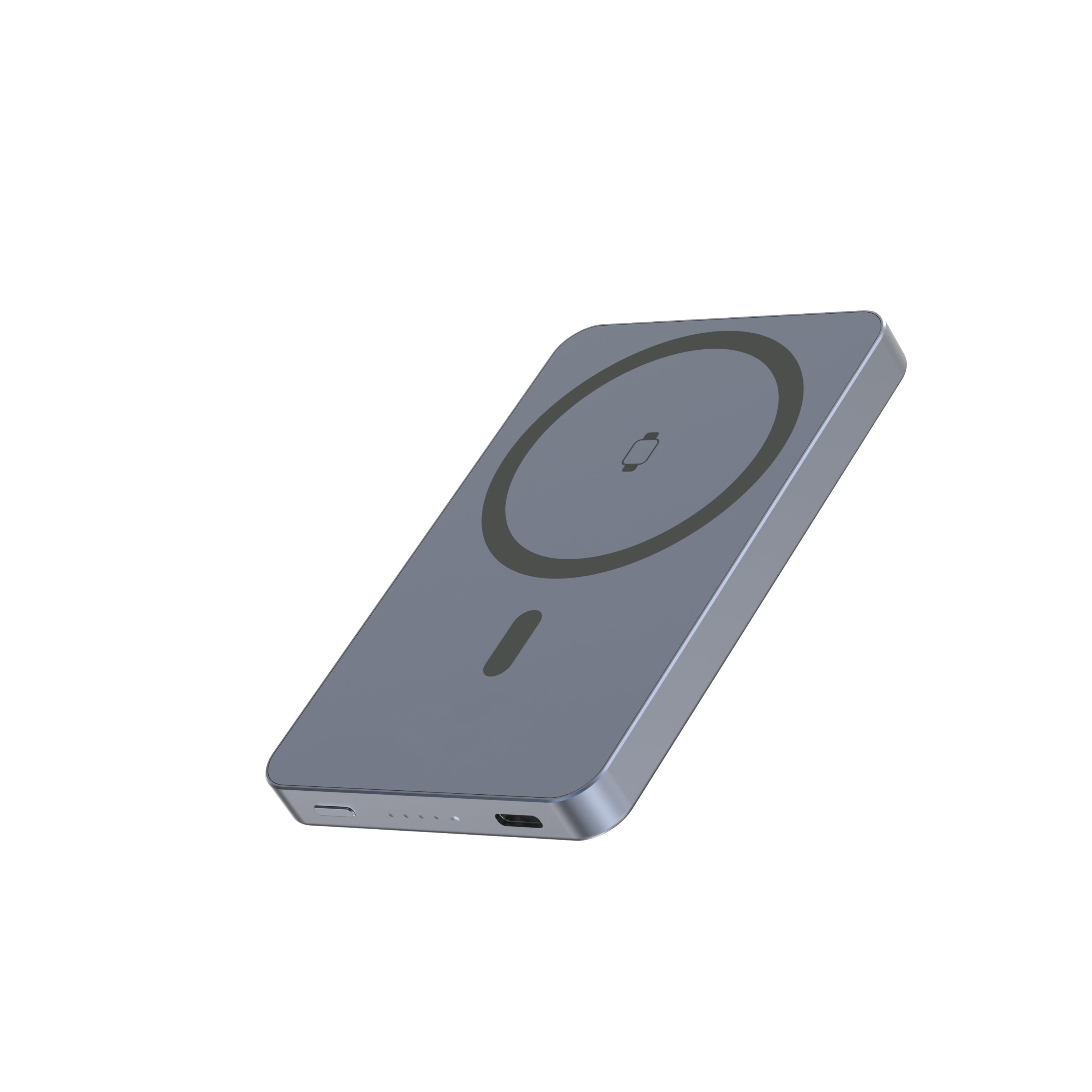 Swissten Fusion MagSafe Powerbank – 5.000 mAh – Zilver - Laad Centrum