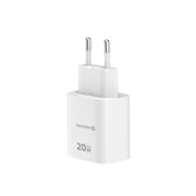 Swissten Edge 20W USB-C- und USB-A-Ladegerät – Weiß – 22071713