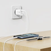 Swissten Edge 35W USB-C- und USB-A-Ladegerät – Weiß – 22071717