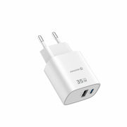 Swissten Edge 35W USB-C- und USB-A-Ladegerät – Weiß – 22071717