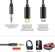 2-in-1 adapter Lightning + USB + AUX 3,5 mm plug – 120 cm