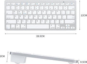 Ultraschlanke kabellose Tastatur (schwarz)