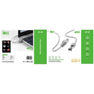 Wave WA-285 Cat 6 UTP-netwerkkabel van 25 meter