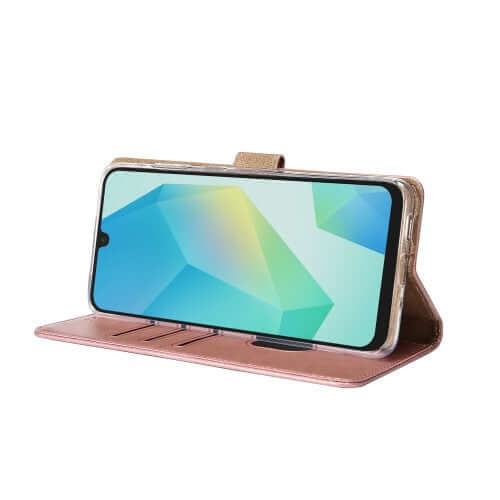 Rixus Bookcase für Samsung Galaxy A16 4G / 5G – Rosa