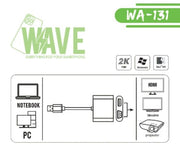 Wave WA-131 Adapter USB auf HDMI+VGA -CU