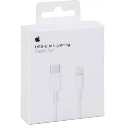 Apple iPhone USB-C naar Lightning Kabel 1 Meter – Snelladen & Data Sync – Wit - Laad Centrum