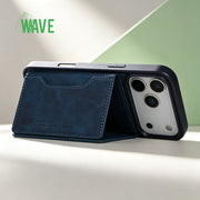 Wave MagSafe-Hülle mit Geldbörse für iPhone 12 Pro Max – Blau