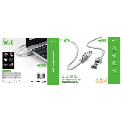 Wave WA-77 Cat 6 UTP-netwerkkabel van 15 meter