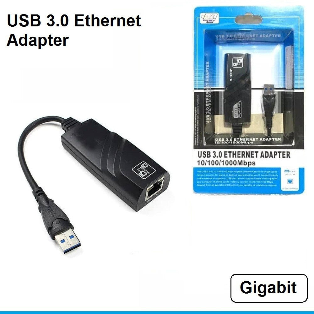 USB-3.0-Ethernet-Adapter (RJ45) – 10/100/1000 Mbit/s