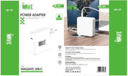 Aanvullende productafbeelding bij de Wave WA-271 USB-C laptopadapter