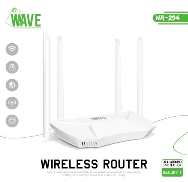 Wave WA-294 WLAN-Router 300 Mbit/s