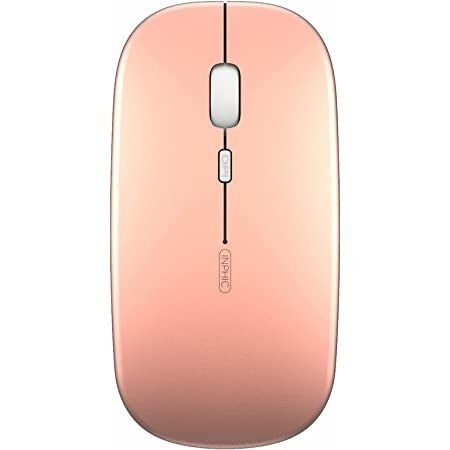 Kabellose Mini-Maus mit leisem Klick Inphic P-M1 (Pink)