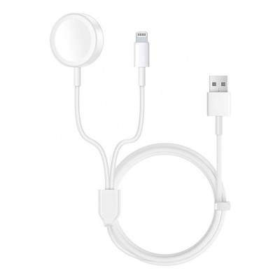 Magnetisches 2-in-1-Uhrenladekabel mit USB-A, 1 m