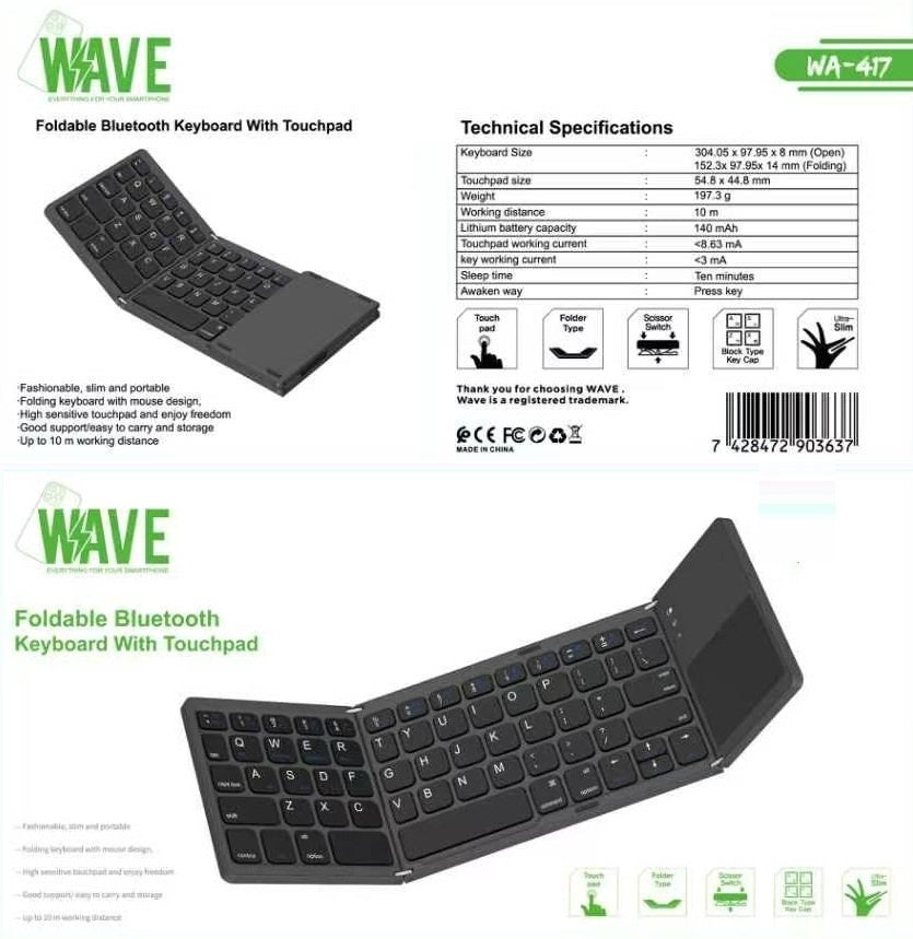 Aanvullende productafbeelding bij het Wave WA-417 toetsenbord
