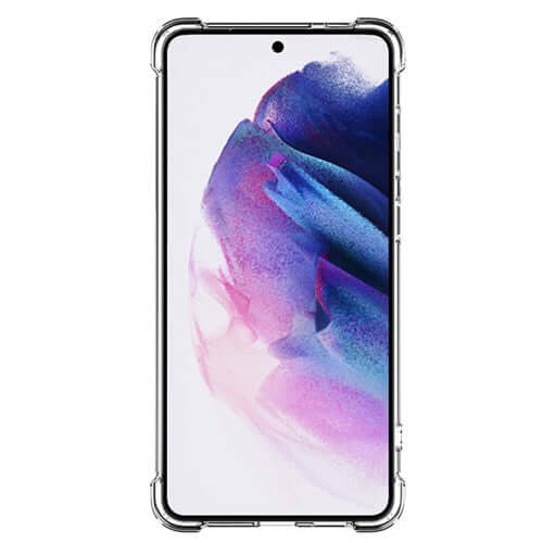 Rixus Anti-Burst Hülle für Samsung Galaxy S25 Edge – Transparent