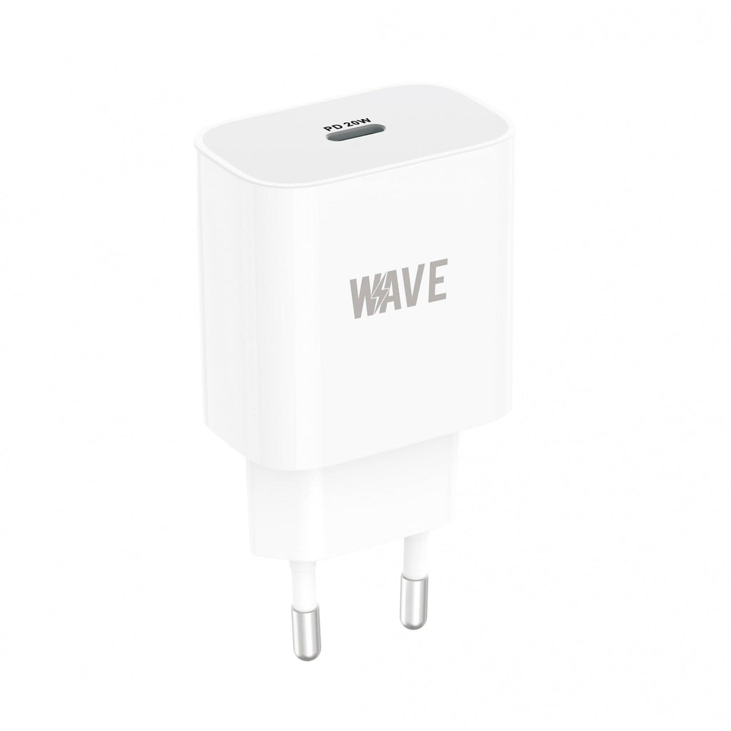Wave HP6 USB-C PD Wall Charger 20W – Snellader – Wit - Laad Centrum