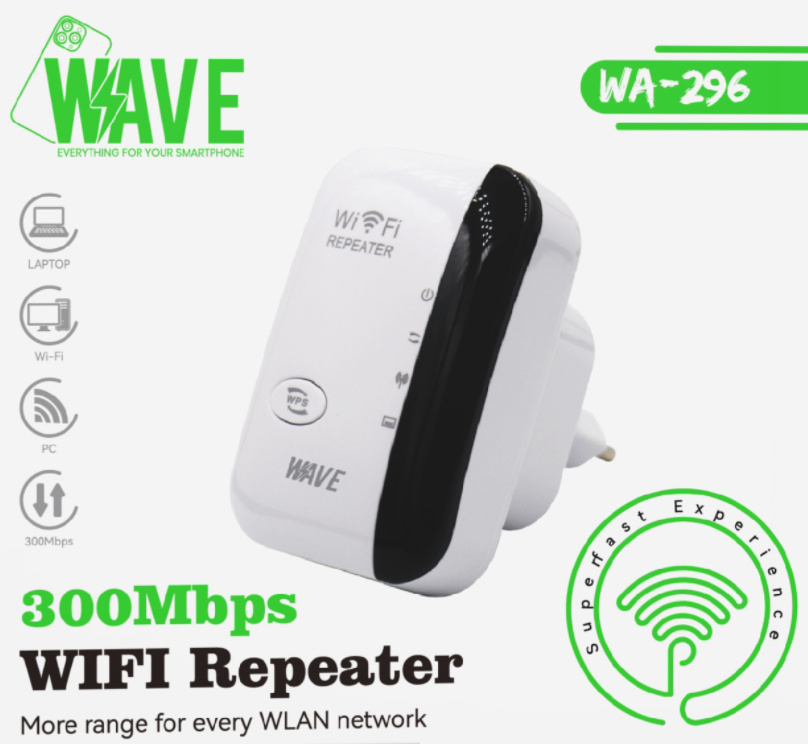 Wave WA-296 WLAN-Repeater / WLAN-Extender