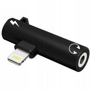 On-The-Go-adapter (OTG) Audio Adpter 2-1 (Zilver)