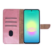 Rixus Bookcase für Samsung Galaxy A27 – Rosa
