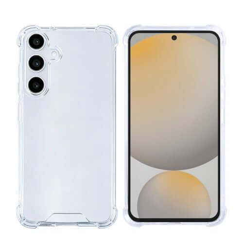 Rixus Anti-Burst Hülle für Samsung Galaxy S24 FE – Transparent