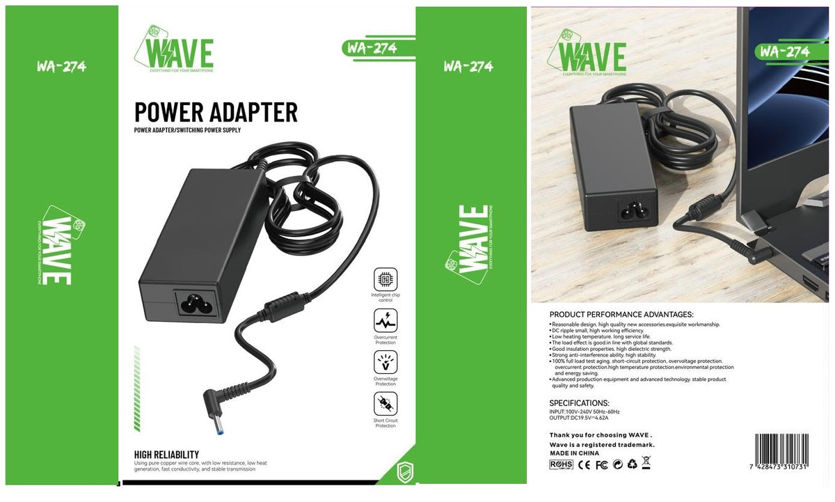 Aanvullende afbeelding bij een Wave laptopadapter voor HP; uitvoering controleren