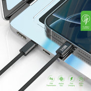 Wave WA-354 USB-C-auf-USB-C-Datenkabel, 1 m – Schwarz