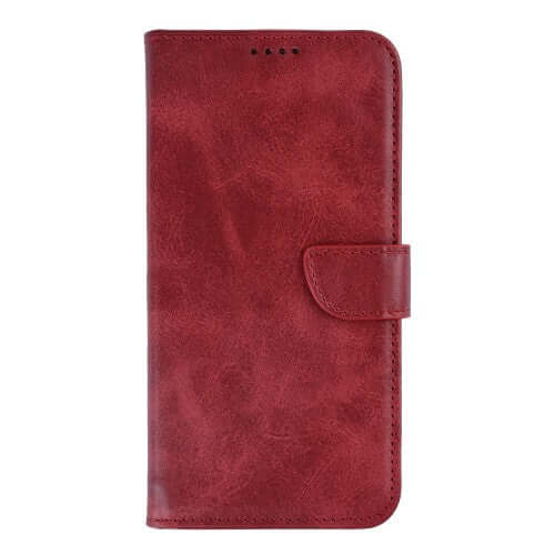 Rixus Bookcase für Samsung Galaxy S26 Ultra – Dunkelrot