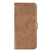 Rixus Bookcase für Samsung Galaxy S26 Plus – Hellbraun