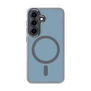 Rixus Classic 04 Hülle für Samsung Galaxy S25 Plus – MagSafe-kompatibel, Titangrau