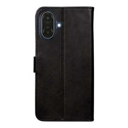 Rixus Bookcase für Samsung Galaxy A07 / A08 – Schwarz