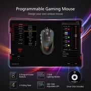 Kabelgebundene optische Gaming-Maus mit LED (T16)