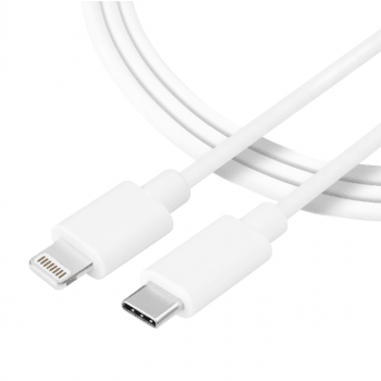 Apple iPhone USB-C naar Lightning Kabel 1 Meter – Snelladen & Data Sync – Wit - Laad Centrum