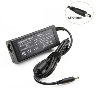 Productafbeelding bij de laptopadapter voor Dell, 65W en 4,5 × 3,0 mm