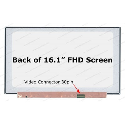 16,1 inch Laptop LCD Scherm N161HCA-EA3 REV.C1 – Full HD – 60Hz – 30-Pin