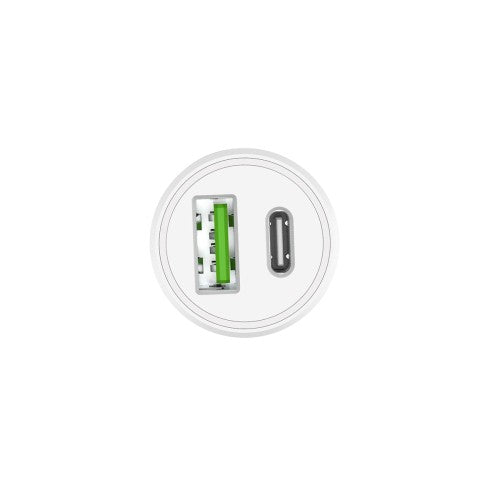 Rixus RXCC16 Dual-Port Autolader 38W – PD + QC 3.0