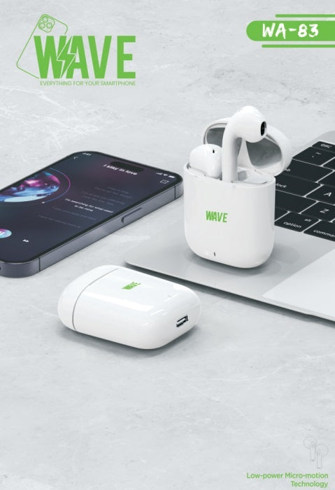 Wave WA-83 TWS True Wireless earbuds (wit)