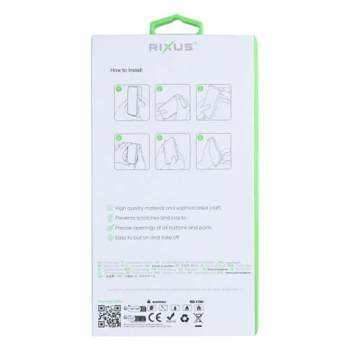 Rixus Anti-Burst Hülle für Samsung Galaxy Z Fold7 – Transparent