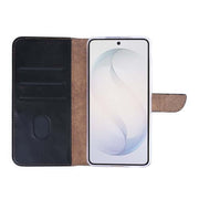 Rixus Bookcase für Samsung Galaxy S26 Plus – Schwarz