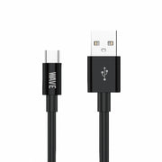 Wave WA-142 USB-C-Ladekabel, 1 m – Schwarz