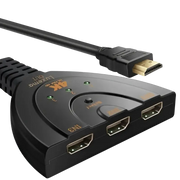 4K HDMI-switch 3-in-1 – Full HD 1080P 3D - wave hdmi