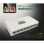 Alfa Net 8-Port-Switch 100 MB