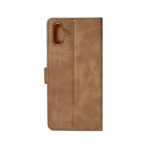 Rixus Bookcase für Samsung Galaxy A06 – Hellbraun
