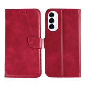 Rixus Bookcase für Samsung Galaxy S25 Edge – Dunkelrot