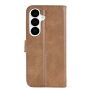 Rixus Bookcase für Samsung Galaxy S26 – Hellbraun
