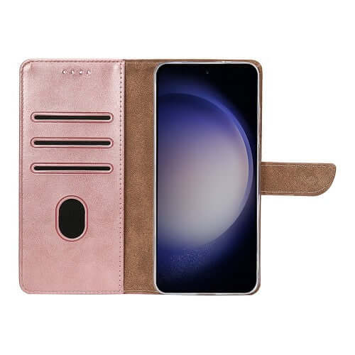 Rixus Bookcase für Samsung Galaxy A36 / A37 – Rosa