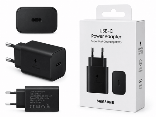 Samsung 25W USB-C PD Travel Adapter EP-TA800 Bulk – Zwart - Laad Centrum