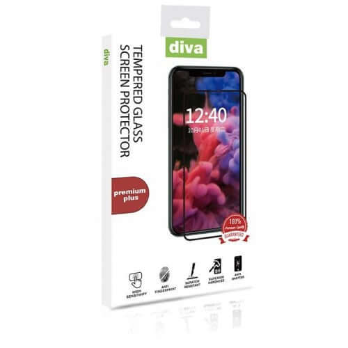 Diva Premium Plus Schutzglas für Samsung Galaxy A72 – Schwarz