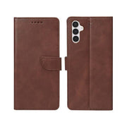 Rixus Bookcase für Samsung Galaxy S25 FE – Braun