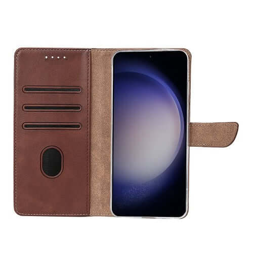 Rixus Bookcase für Samsung Galaxy A36 / A37 – Braun